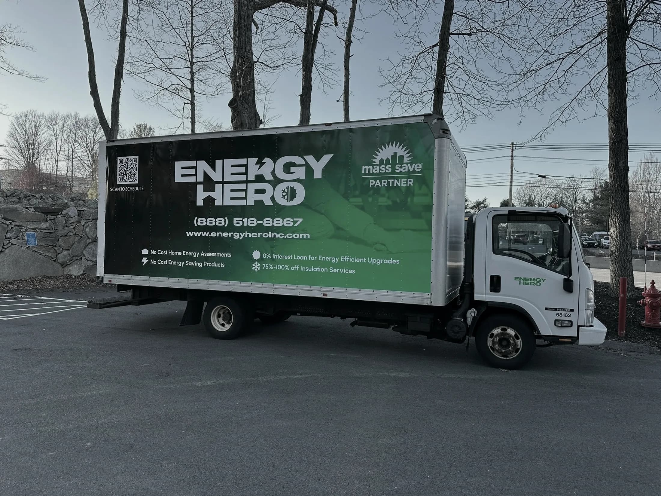 Energy Hero Mass Save partner truck